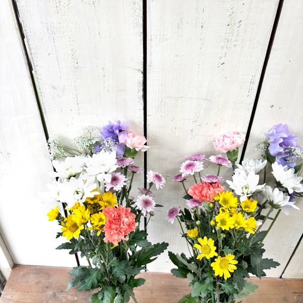 お供え花束一対洋花ミックスタイプ