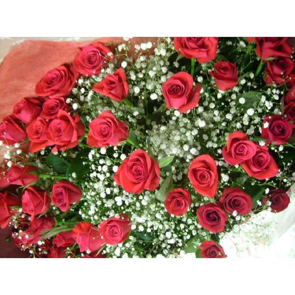 赤バラお好きな本数でオーダーできる花束