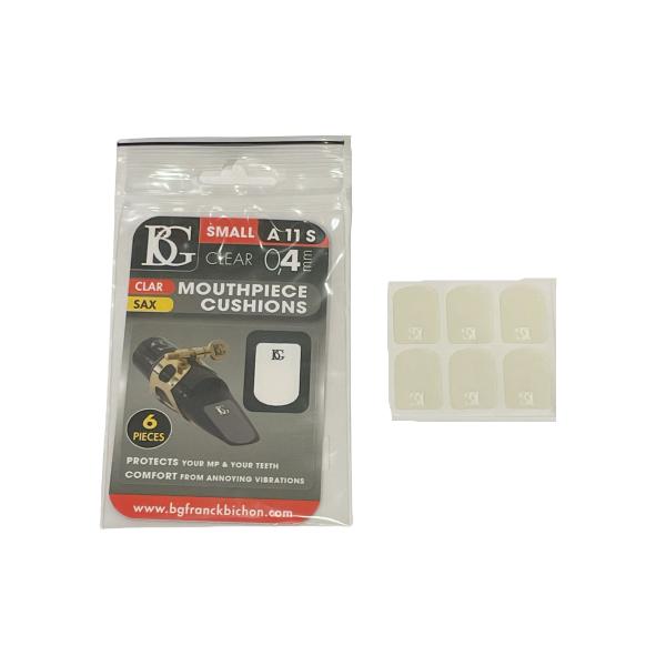 マウスピースの歯のあたる部分に貼ることでアンブッシュアを安定させます。厚さ　0.4mm6枚入り