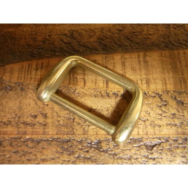 角カン 24mm カクカン 真鍮色 ブラス色 レザー ベルト 革 カスタム パーツ レザークラフトに 43-24
