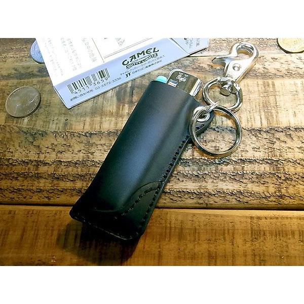 ライターケース ホルダー カバー ナスカン キーリング 手作り ハンドメイド 牛革 ヌメ革 経年変化 ブラック 黒 Buyee Servis Zakupok Tretim Licom Buyee Pokupajte Iz Yaponii