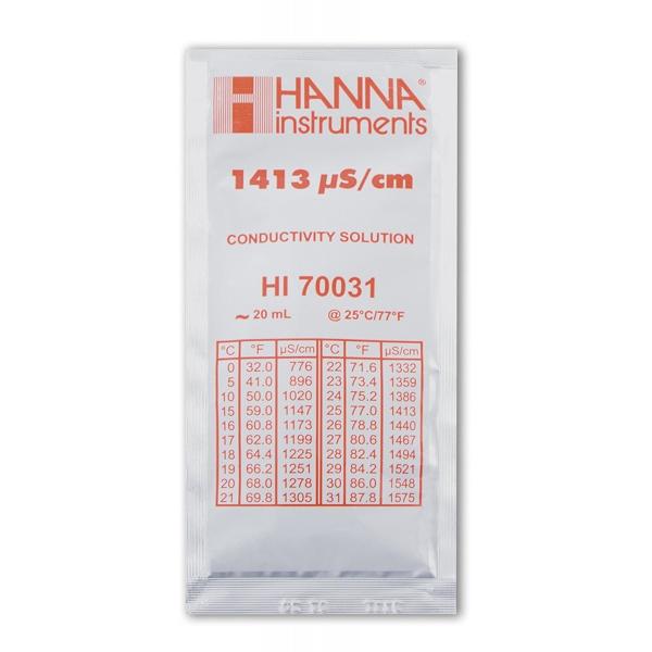 シンワ測定 標準液 導電率校正用 1413μS/cm 6組入 73035 (ハンナ製