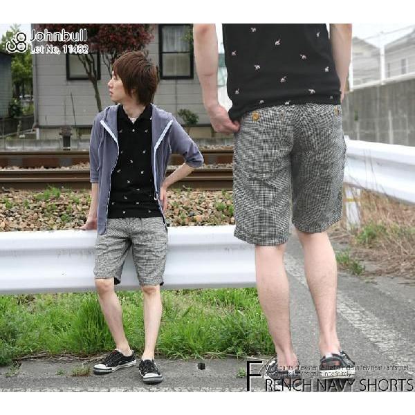 Johnbull（ジョンブル） 千鳥格子 チェック柄 ショートパンツ メンズ