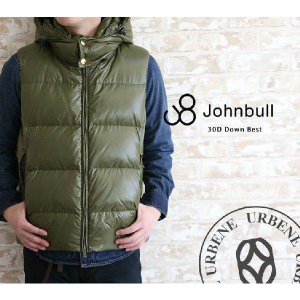 ジョンブル メンズ Johnbull 今季も再入荷 30dナイロン ダウンベスト アウター ジャケット おしゃれ