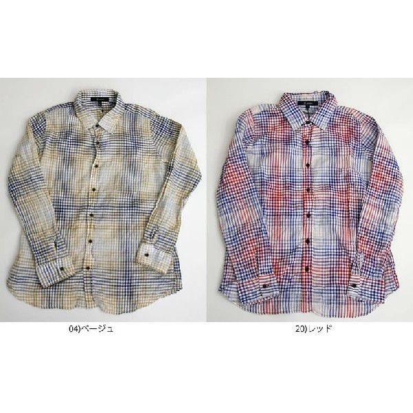 ブラウス Johnbull Al完売しました ジョンブル おしゃれ レディース シャーリングチェック柄シャツ