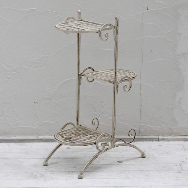 アイアン フラワースタンド 棚段タテ型 : ガーデンガーデンYahoo