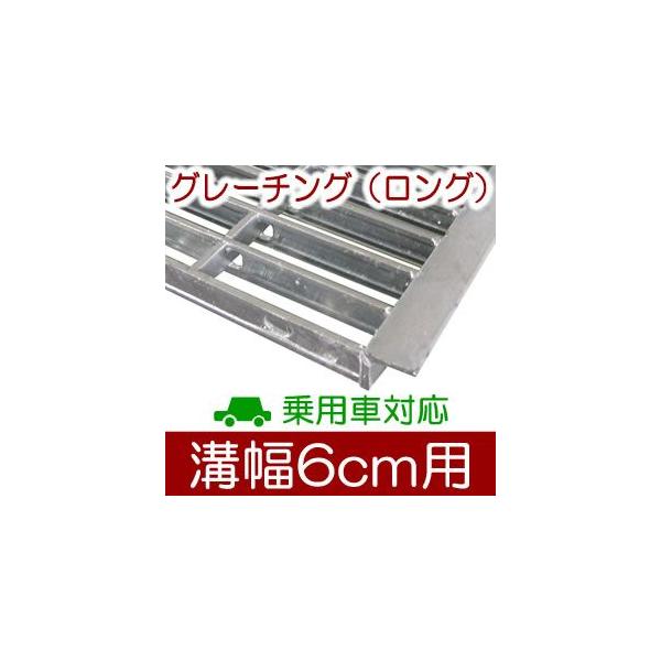 幅6cm溝用グレーチング 長さ1m（995mm）×19mm厚 乗用車用 : ガーデン