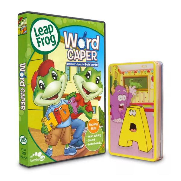 LEAP FROG - WORD CAPER / DVD (INCLUDES 26 BONUS FLASH CARDS