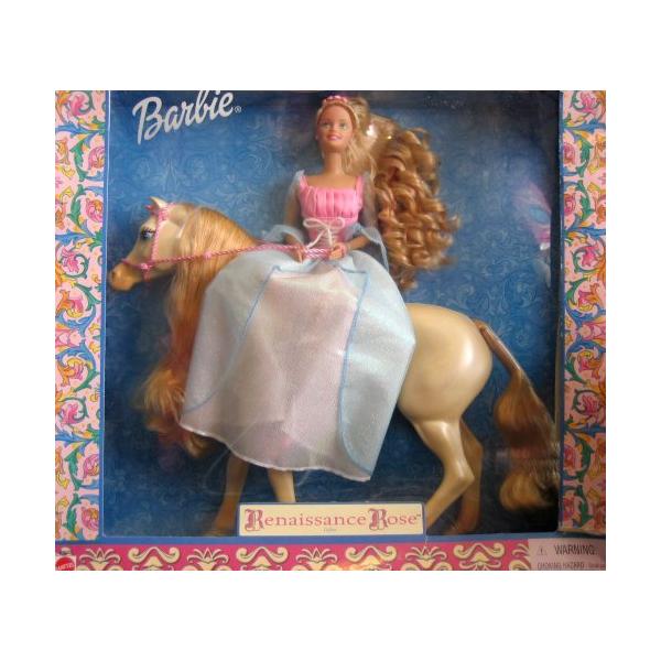 Barbie Renaissance Rose Giftset - Doll & Horse (2000