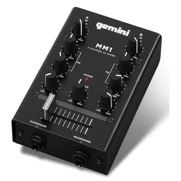 gemini ポータブル 2ch DJミキサー ステレオミキサー MM1 Amazon | GEMINI DJ ミキサー ポータブル 2ch ステレオミキサー
