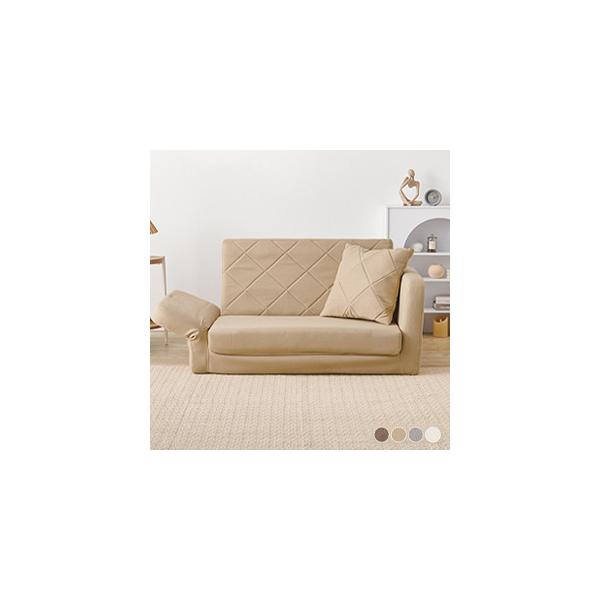 肘リクライニング コンパクトソファベッド 幅110 LSF-4888G-2P ／同梱