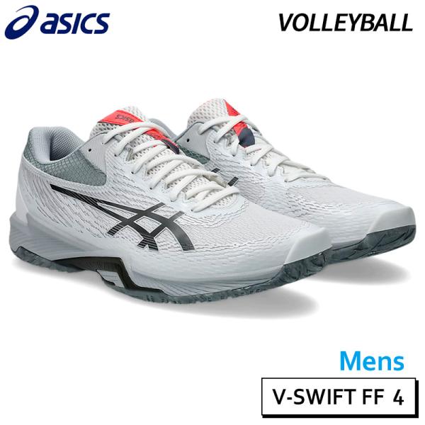 【商品仕様】●商品名：アシックス Vスイフト FF 4 / ASICS V-SWIFT FF 4●品番：1053A066-102●カラー：WHITE/GUNMETAL●サイズ規格：22.5-31cm●アッパー：合成繊維・合成樹脂・人工皮革(...