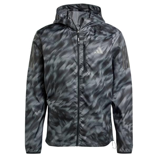 アディダス adidas オウン ザ ラン総柄プリントジャケット JN6327 メンズ ランニング アウター 25FW