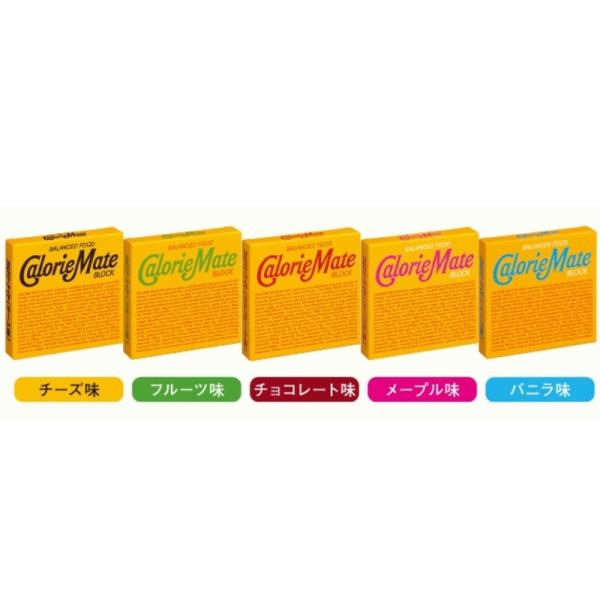 カロリーメイト ブロック ×4本入り ×30箱 (1ケース) / チーズ味 フルーツ味 チョコレート味 メープル味 バニラ味
