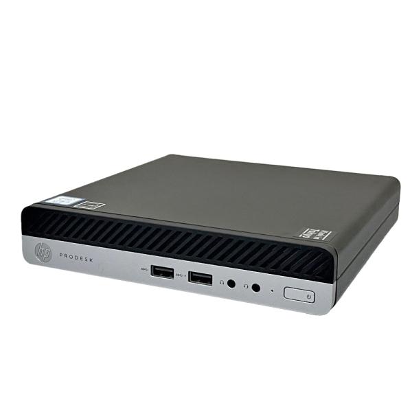 HP デスクトップパソコン ProDesk 400G4 DM (Japan) Windows11 第8世代インテル i3-8100T メモリ：8GB HDD：500GB 超小型PC 容量約1リットル 本体のみ 中古