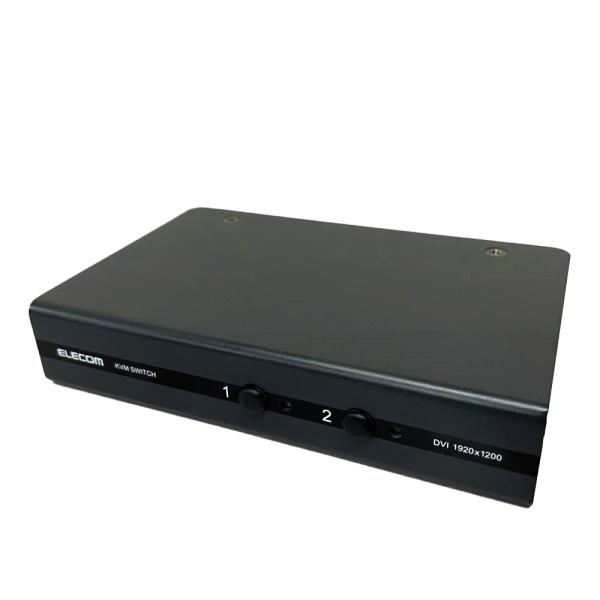 ELECOM（エレコム） DVI対応パソコン切替器 KVM-DVHDU2 2台用 1920
