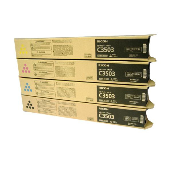 RICOH MPC3503トナーカートリッジセット 3色 リコー 純正トナーカートリッジ imagioMP PトナーC3503 4色