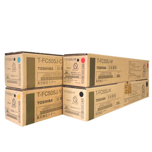 ④ 東芝　T-FC505J 4本　カートリッジ　純正トナー atland-shop_i-tfc505jcmyk-1708
