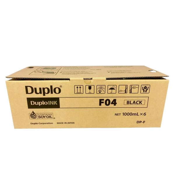 Duplo（デュプロ） 印刷機用純正インク F04 ブラックSOY 1000ml 6個