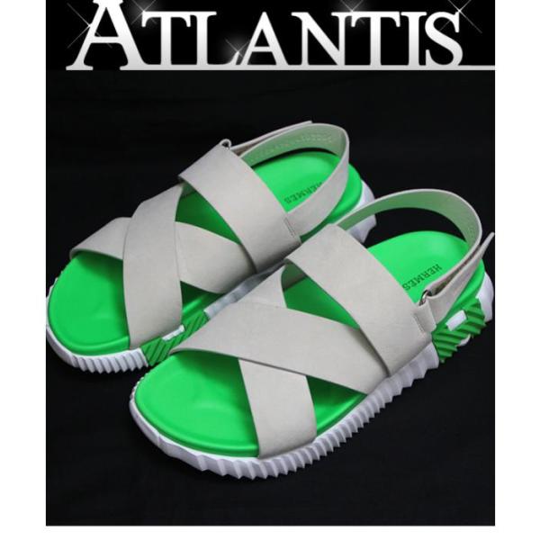 HERMES 【広尾店】エルメス エレクトリックサンダル スエード ベージュ