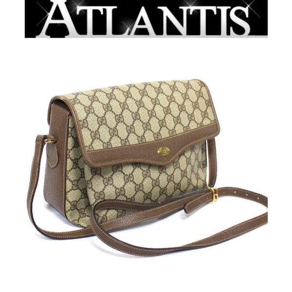 GUCCI オールドグッチ 26 01 3970 ブラウン ショルダーバッグ