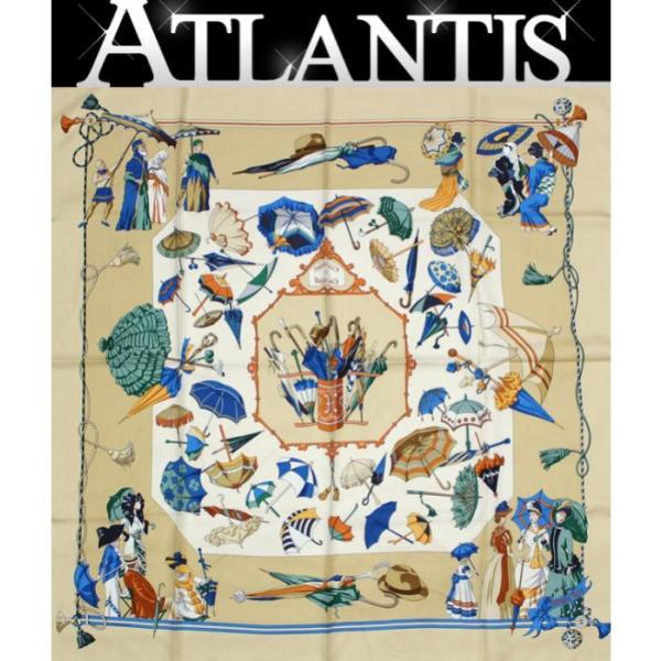 エルメススカーフ カレ90 シルクOMBRELLES ET PARAPLUIES