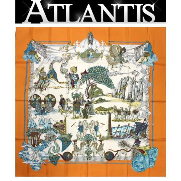 エルメス HERMES カレ90 スカーフ 『Au FIL de la SOIE』 絹糸の赴く