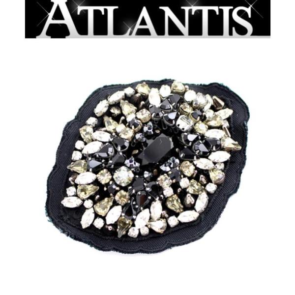 PRADAプラダ　フラワー　ビジューブローチ atlantis_053931