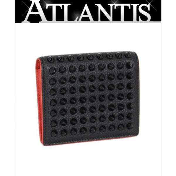 Christian Louboutin 二つ折り財布 ルブタン スタッズ atlantis_056026