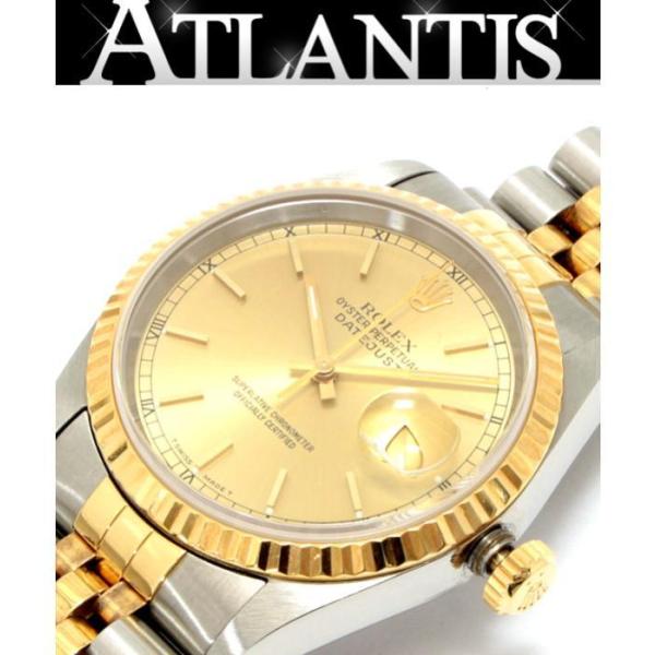 ROLEX（ロレックス） 美品 デイトジャスト コンビ 16233 T番 メンズ
