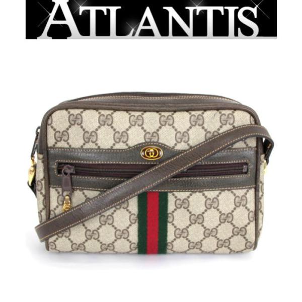 GUCCI（グッチ） 美品 オールドグッチ ショルダーバッグ PVCレザー GG