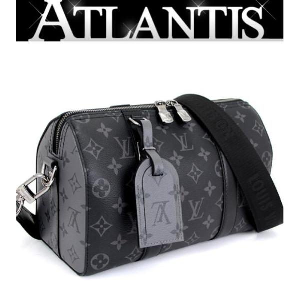 極美品 ルイヴィトン M45936 シティ・キーポル モノグラムエクリプス atlantis_056709