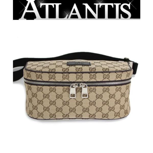 【美品】GUCCI グッチ　ウエストポーチ  ボディバッグ　gg キャンバス GUCCI 美品 グッチ ウエストバッグ ウエストポーチ GGスプリーム