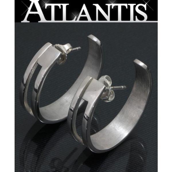 ◆美品◎グッチ GUCCI Gモチーフ フープ ピアス シルバー925 GUCCI グッチ Gモチーフ フープ ピアス シルバー925 : atlantis
