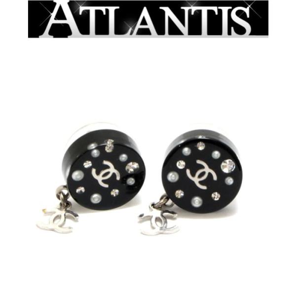 CHANEL（シャネル） 美品 ココマーク キラキラ クリア ピアス