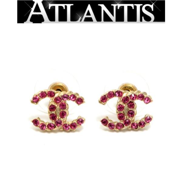 CHANEL シャネルピアス ピンクゴールド 【美品／希少】 CHANEL シャネル ココマーク パール ピアス ピンク ゴールド GP