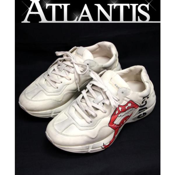 GUCCI グッチ ヴィンテージ加工 メンズスニーカー size7 552089