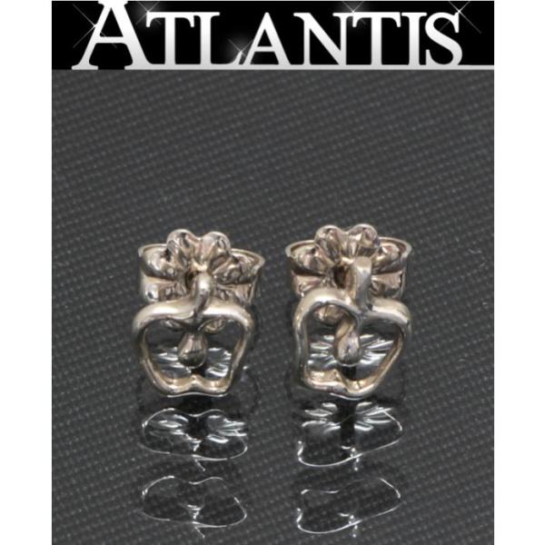 ☆ Tiffany&Co. ティファニー アップル ピアス SV925 保管品☆ TIFFANY&Co. ティファニー アップル ピアス 18金 K18イエロー