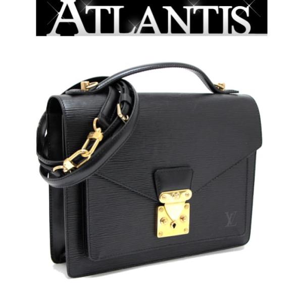 ルイヴィトン LOUIS VUITTON モンソー 2WAY ショルダー ハンドバッグ