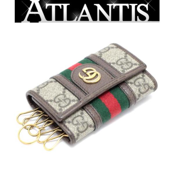GUCCI グッチ キーケー6連 シェリーライン オフィディア603732 GUCCI（グッチ） SALE オフディアGGスプリーム シェリーライン 6連キー
