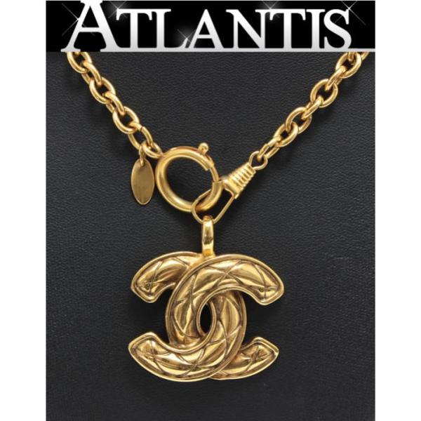 CHANEL シャネル　ヴィンテージ　ロングネックレス　マトラッセ　ココマース CHANEL（シャネル） SALE ヴィンテージ ココマーク マトラッセ ロング
