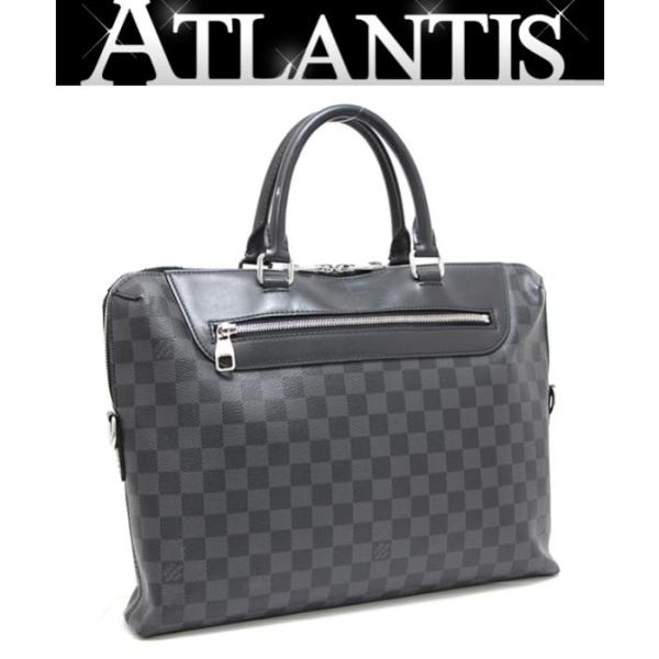 【美品】ルイヴィトン ダミエ ポルトドキュマン ビジネスバッグ N48260 ルイヴィトン LOUIS VUITTON ポルトドキュマンジュール NM PDJ