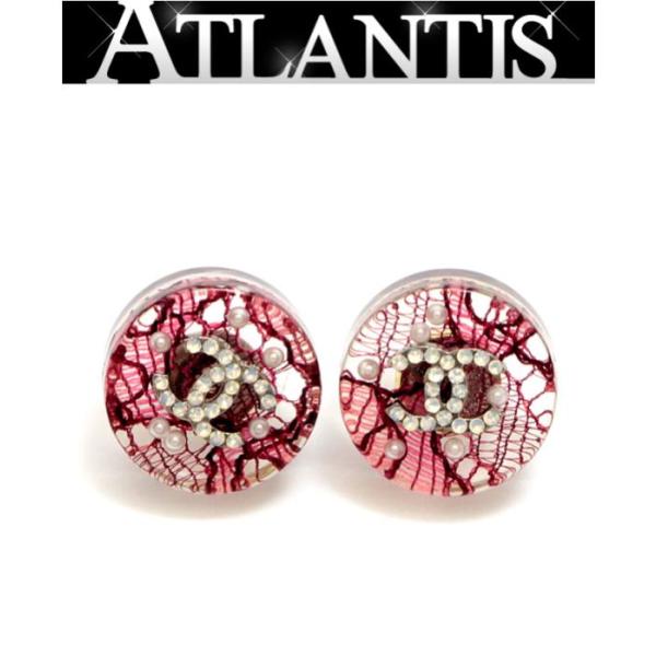 CHANEL（シャネル） 美品 CHANL ココマーク ジルコ×パール