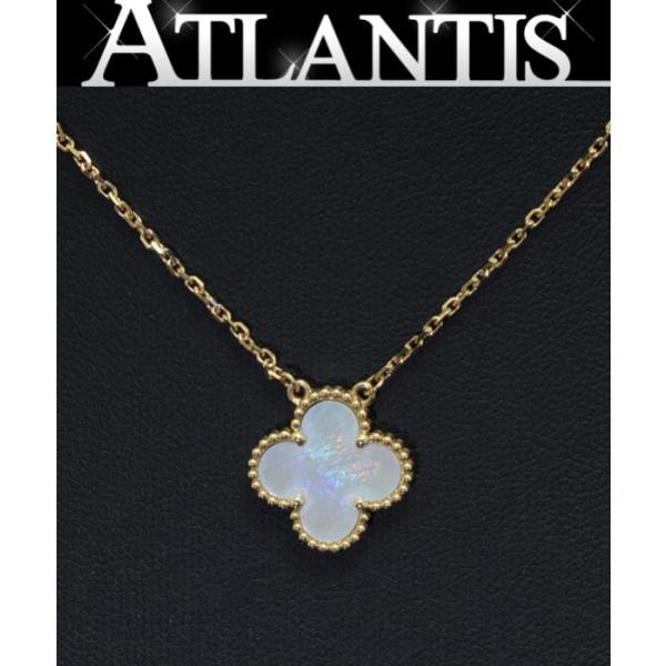 ヴァンクリーフ&アーペル　ヴィンテージアルハンブラ　マザーオブパール　ネックレス Van Cleef ＆ Arpels（ヴァンクリーフ ＆ アーペル） ヴィンテージ