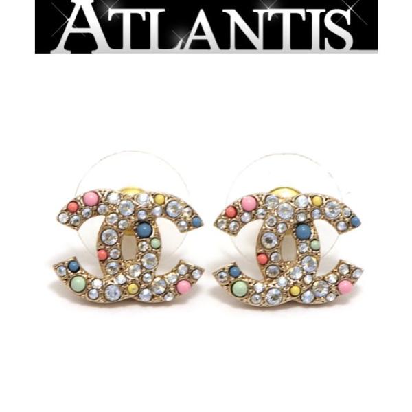 シャネル ココマーク C21C ピアス　片耳　パール　ゴールド atlantis_062716