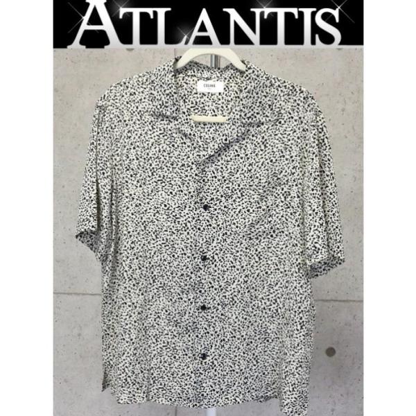 セリーヌ　シルクシャツ　アロハシャツ　37 atlantis_092528