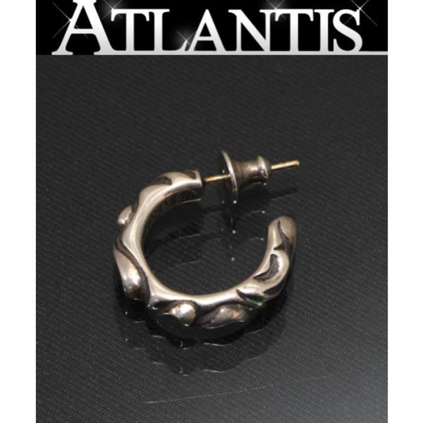 クロムハーツ　フープスクロールピアス シルバー925(CO) CHROME HEARTS 銀座店 クロムハーツ スクロール フープ ピアス
