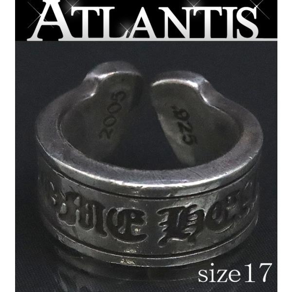 クロムハーツ ラージ スクロールラベル リング シルバー SV925 約17号 楽天市場】【中古】 CHROME HEARTS クロムハーツ スクロール