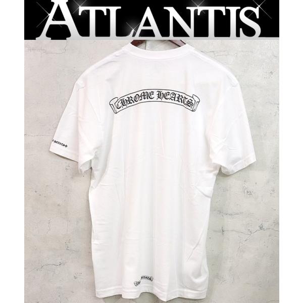 銀座店 クロムハーツ スクロールラベル ロゴプリント Tシャツ S 87989