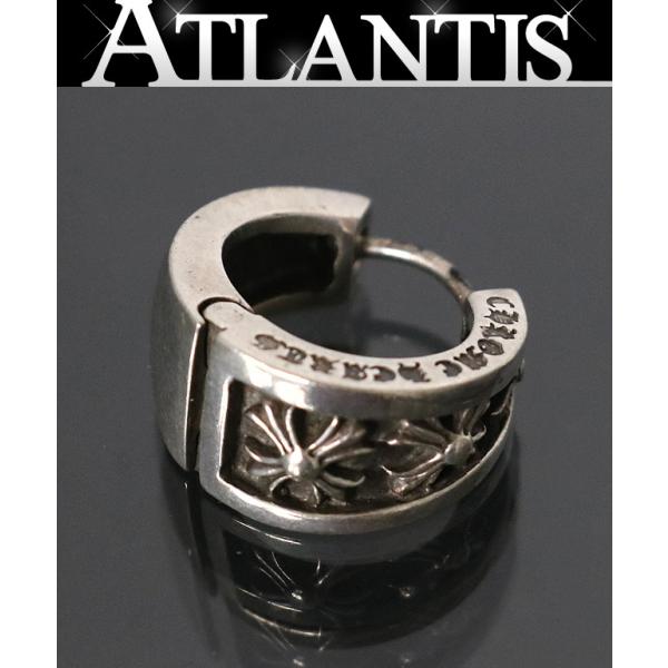 CHROME HEARTS 銀座店 クロムハーツ ナローVバンド ピアス シルバー